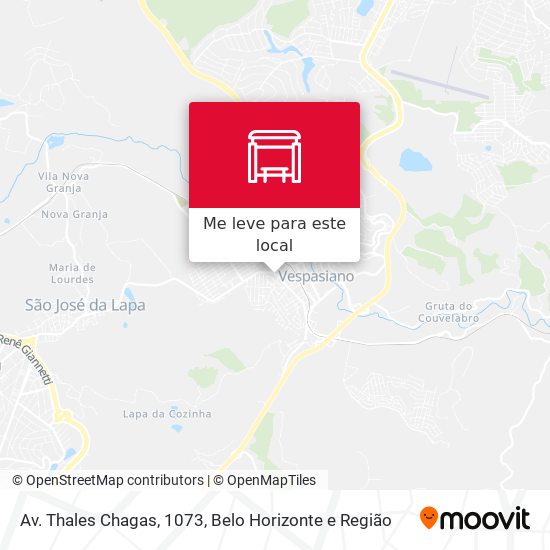 Av. Thales Chagas, 1073 mapa