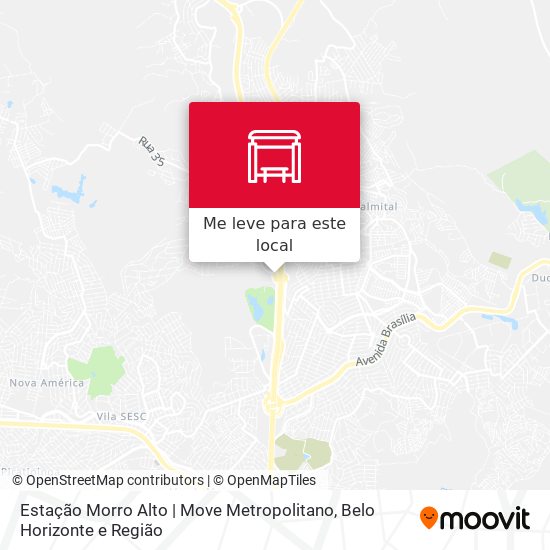 Estação Morro Alto | Move Metropolitano mapa