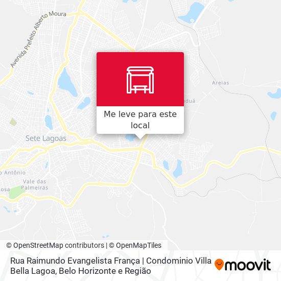 Rua Raimundo Evangelista França | Condominio Villa Bella Lagoa mapa