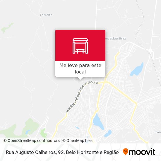 Rua Augusto Calheiros, 92 mapa