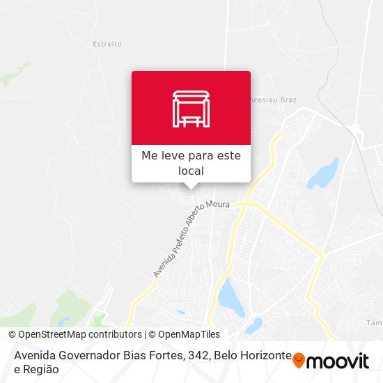 Avenida Governador Bias Fortes, 342 mapa