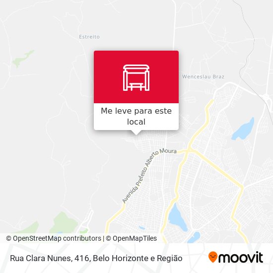 Rua Clara Nunes, 416 mapa