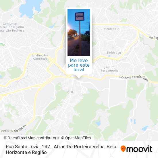 Rua Santa Luzia, 137 | Atrás Do Porteira Velha mapa