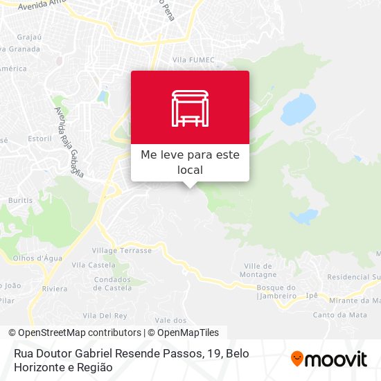 Rua Doutor Gabriel Resende Passos, 19 mapa