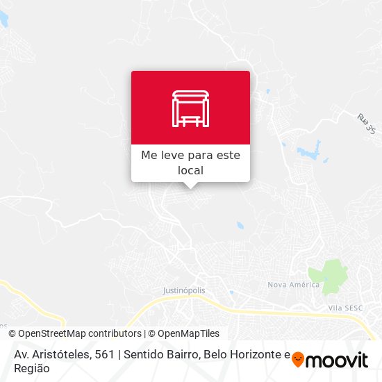 Av. Aristóteles, 561 | Sentido Bairro mapa