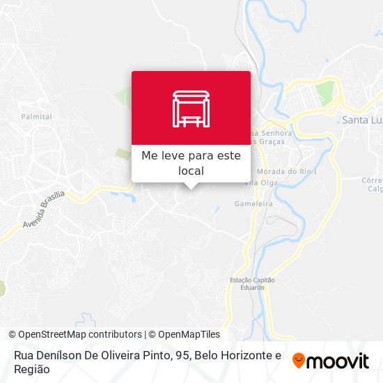 Rua Denílson De Oliveira Pinto, 95 mapa