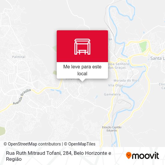 Rua Ruth Mitraud Tofani, 284 mapa