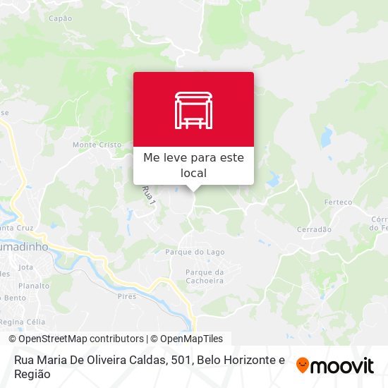 Rua Maria De Oliveira Caldas, 501 mapa