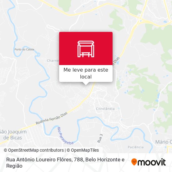 Rua Antônio Loureiro Flôres, 788 mapa