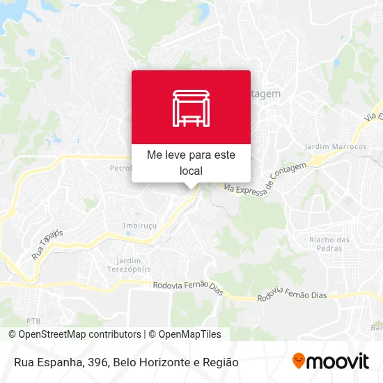 Rua Espanha, 396 mapa