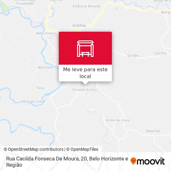 Rua Cacilda Fonseca De Moura, 20 mapa