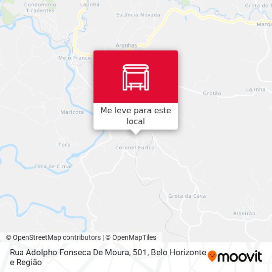 Rua Adolpho Fonseca De Moura, 501 mapa