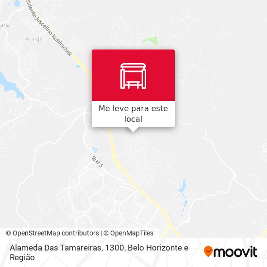 Alameda Das Tamareiras, 1300 mapa