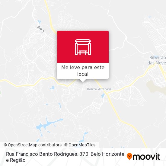 Rua Francisco Bento Rodrigues, 370 mapa