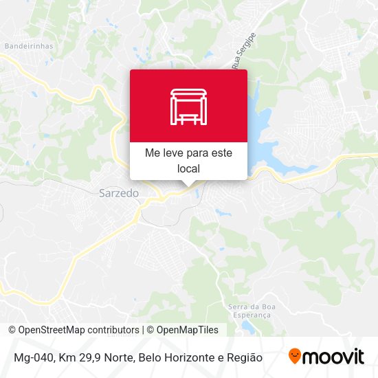 Mg-040, Km 29,9 Norte mapa