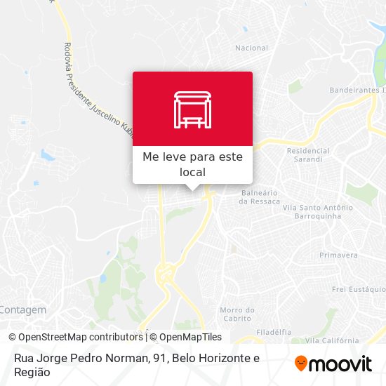 Rua Jorge Pedro Norman, 91 mapa