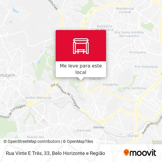 Rua Vinte E Três, 33 mapa