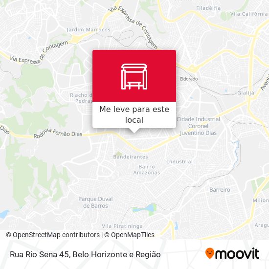 Rua Rio Sena 45 mapa