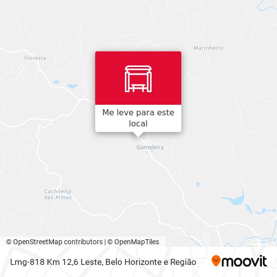 Lmg-818 Km 12,6 Leste mapa