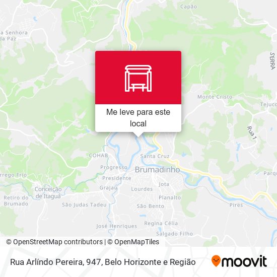 Rua Arlíndo Pereira, 947 mapa