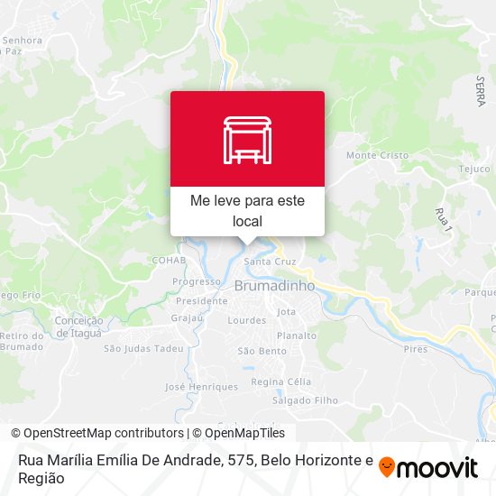 Rua Marília Emília De Andrade, 575 mapa