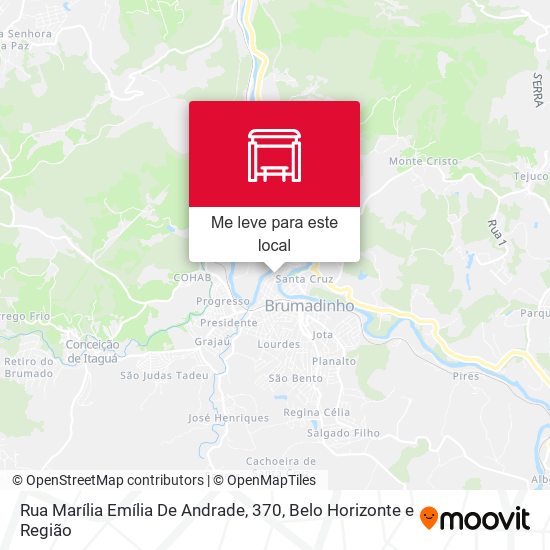 Rua Marília Emília De Andrade, 370 mapa