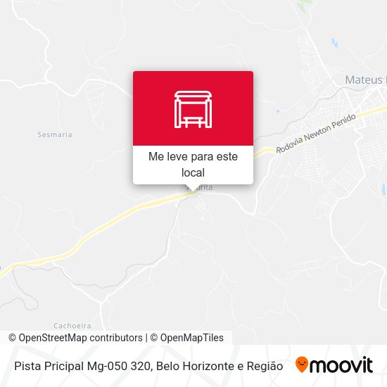 Pista Pricipal Mg-050 320 mapa