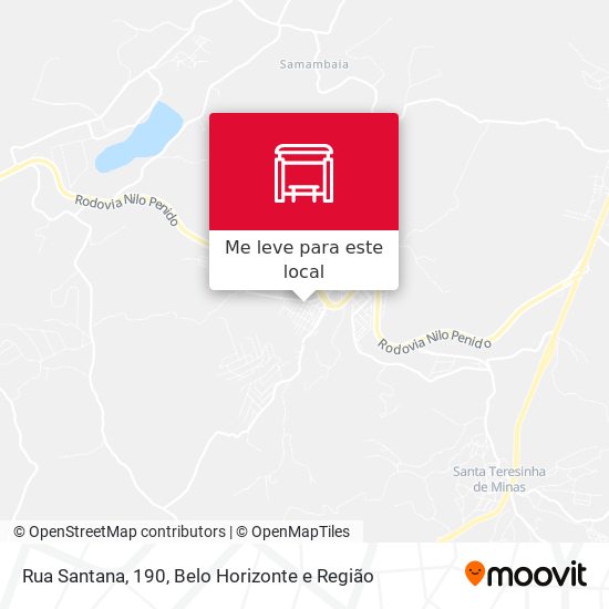 Rua Santana, 190 mapa