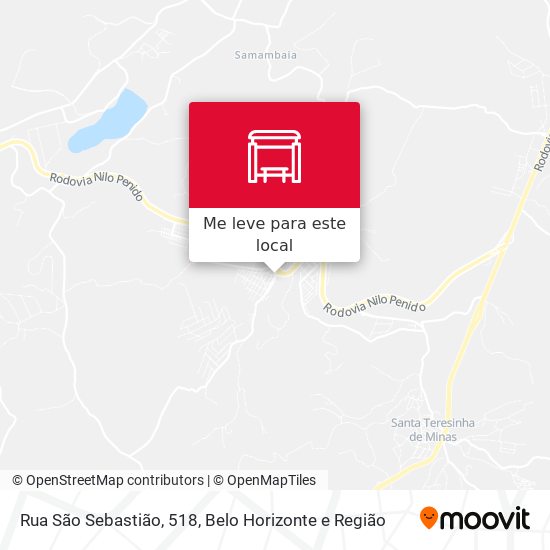 Rua São Sebastião, 518 mapa