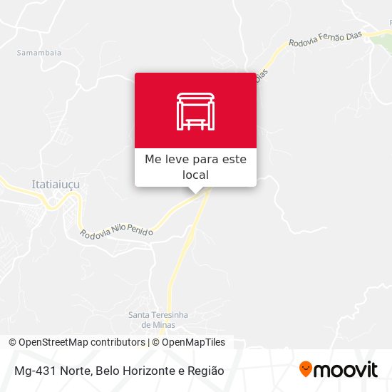 Mg-431 Norte mapa