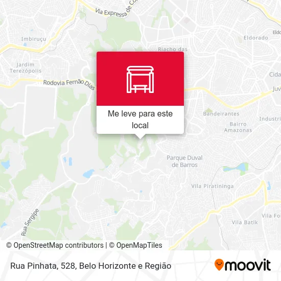 Rua Pinhata, 528 mapa