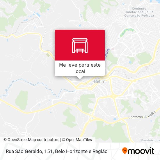 Rua São Geraldo, 151 mapa