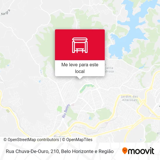 Rua Chuva-De-Ouro, 210 mapa