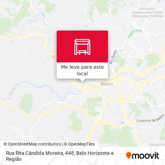 Rua Rita Cândida Moreira, 448 mapa
