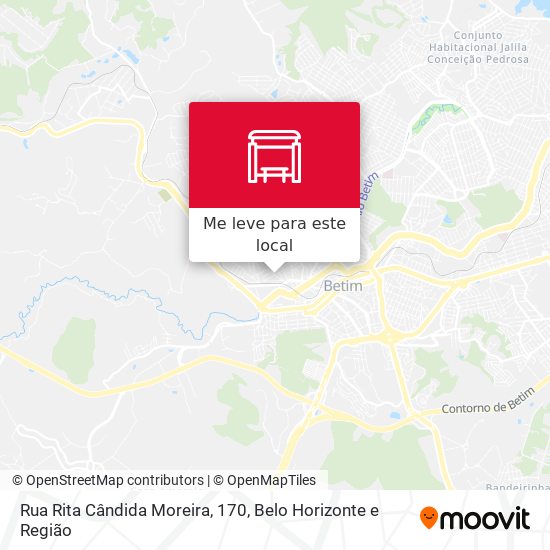 Rua Rita Cândida Moreira, 170 mapa