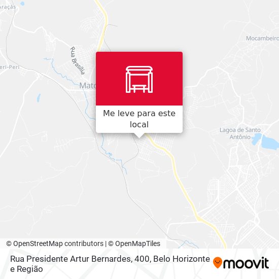 Rua Presidente Artur Bernardes, 400 mapa