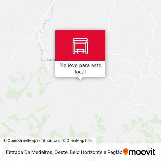 Estrada De Medeiros, Oeste mapa