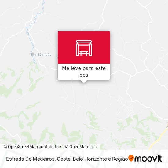 Estrada De Medeiros, Oeste mapa