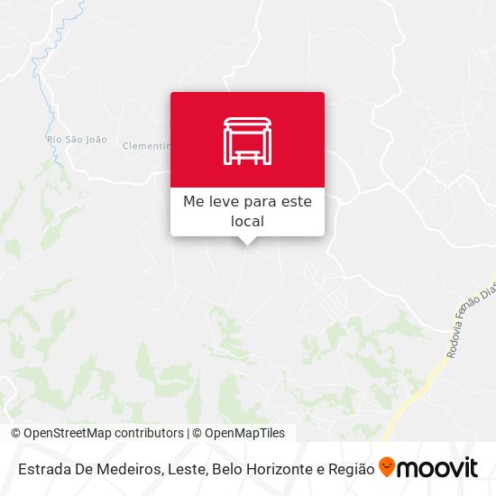 Estrada De Medeiros, Leste mapa