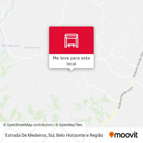 Estrada De Medeiros, Sul mapa