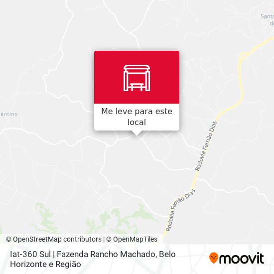 Iat-360 Sul | Fazenda Rancho Machado mapa