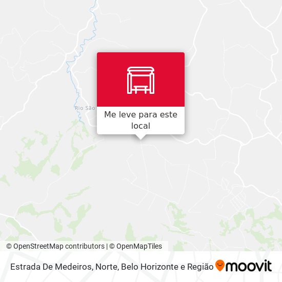 Estrada De Medeiros, Norte mapa