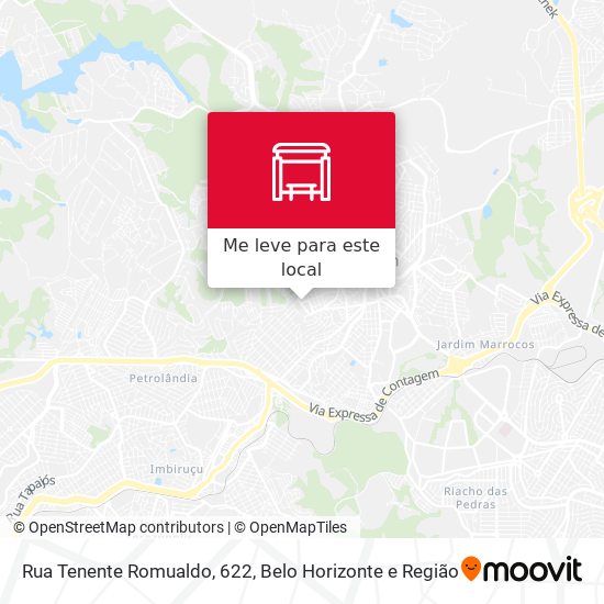 Rua Tenente Romualdo, 622 mapa