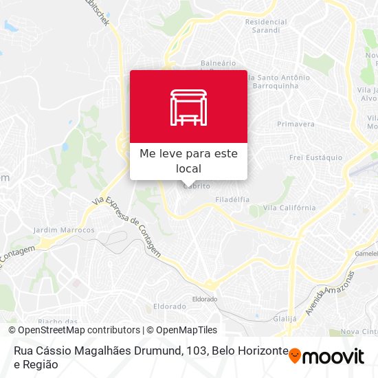 Rua Cássio Magalhães Drumund, 103 mapa