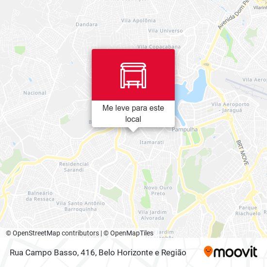 Rua Campo Basso, 416 mapa