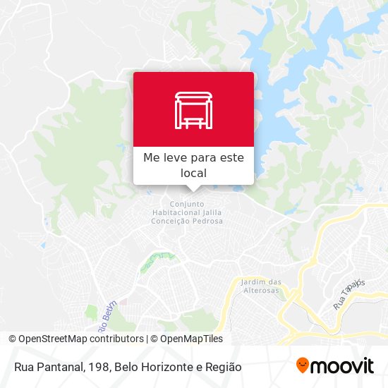 Rua Pantanal, 198 mapa