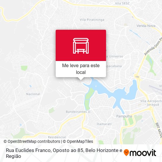 Rua Euclides Franco,  Oposto ao 85 mapa