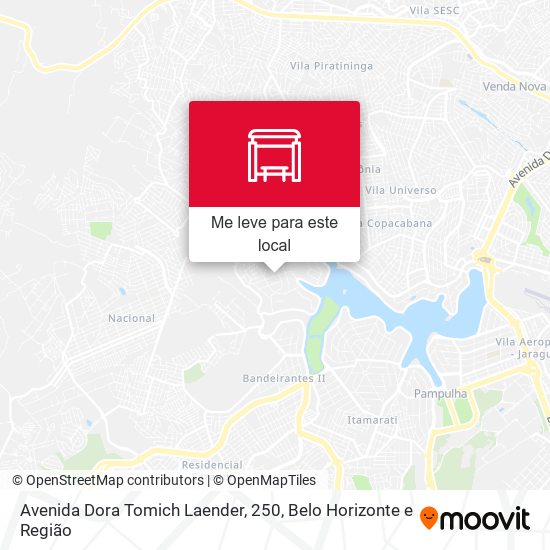 Avenida Dora Tomich Laender, 250 mapa