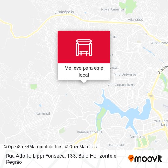 Rua Adolfo Lippi Fonseca, 133 mapa