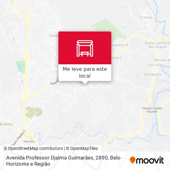 Avenida Professor Djalma Guimarães, 2890 mapa